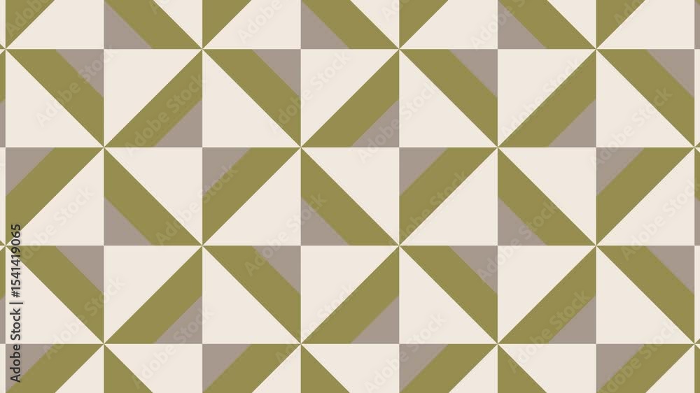 Poster abstract geometric pattern. seamless loop animation in flat design. minimal motion background with c