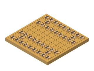 将棋盤と将棋駒