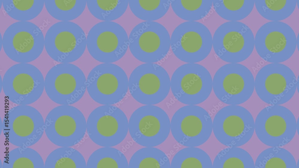 Aufkleber flat geometric composition. abstract motion loop background. seamless loop with geometric layout in 