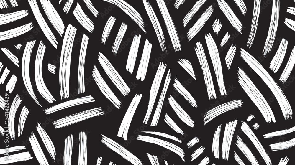 Poster abstract strokes overlay minimalist monochrome backdrop forming pattern design