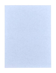 White paper sheet on transparent background png file