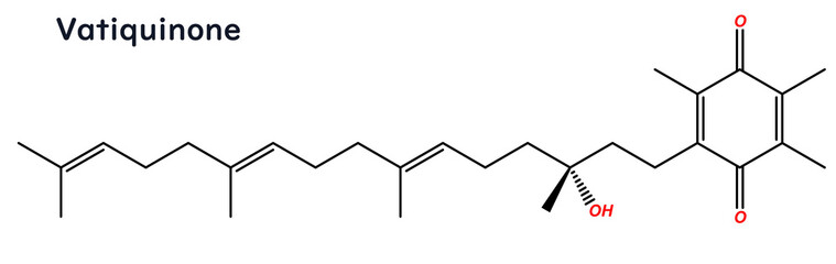 Vatiquinone (also known as EPI-743 or PTC-743) is a small molecule, first-in-class inhibitor of 15-lipoxygenase (15-LO), an enzyme involved in inflammation, oxidative stress, and cell death