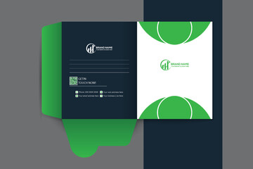 creative presentation folder template