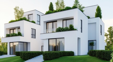 Modern Minimalist Home Design with Greenery and Natural Light