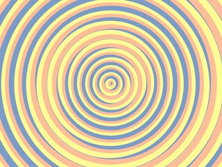 Abstract background with pastel concentric circles, perfect for cheerful and playful designs, websites, and branding.