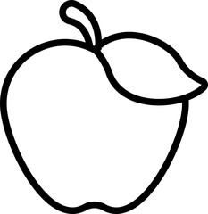 Apple Vector Icon Stock Illustration