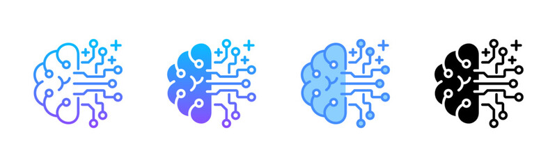 Reinforcement Learning Multi Style Icon Set