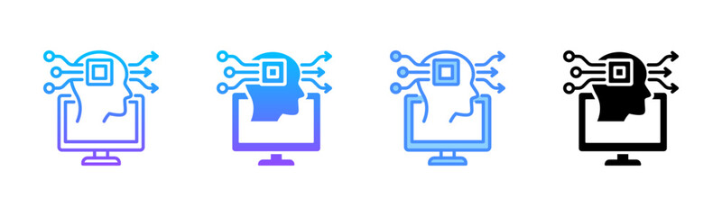 Intelligence Multi Style Icon Set