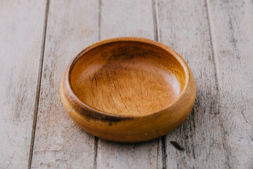 Wooden Bowl Perfect for Serving and Creative Food Presentation
