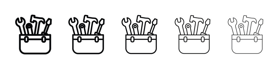Toolbox icon for mobile concept and web design.