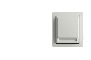 White square electrical switch
