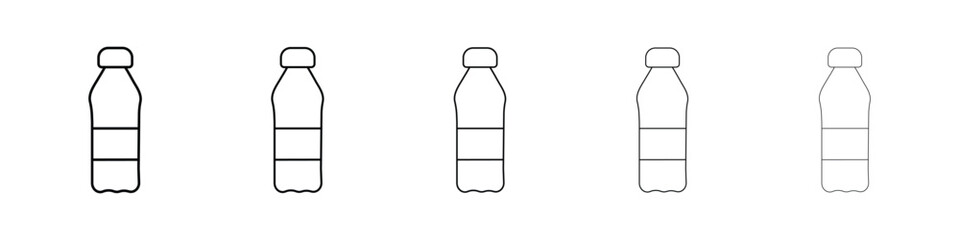 Water bottle icon for mobile concept and web design.