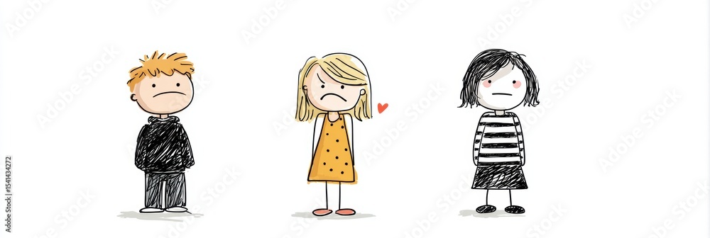 Poster Understanding Roles in Bullying With Emphasis on Bully, Victim, and Bystander Dynamics Explained Through Simple Illustrations