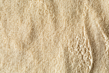 Soft Creamy Textured Fabric Background for Cozy Atmosphere Design
