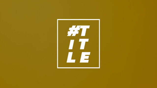 Big Title 1