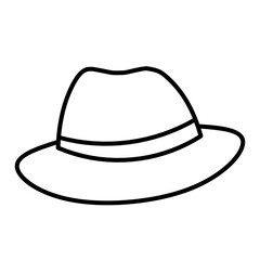 Doodle hat vector