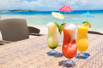 海の見えるレストラン　トロピカルドリンク
