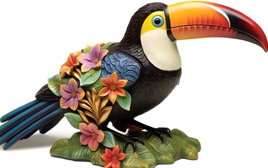Close-up toucan portrait