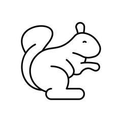 Squirrel  Icon vector