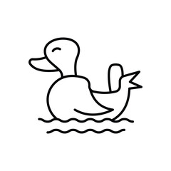 Duck Boat  Icon vector
