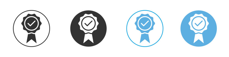 Award icon Logo Template Design set