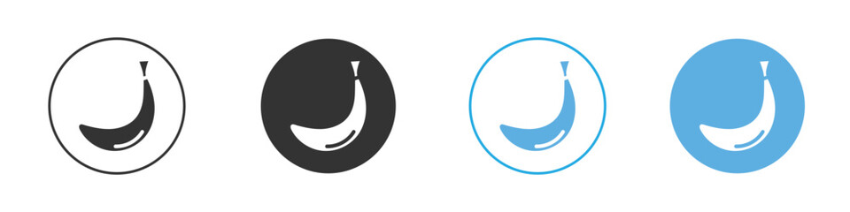 Banana icon Logo Template Design set