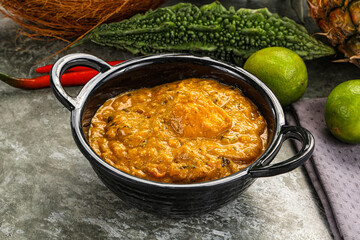 Indian cuisne - Chicken massala with sauce