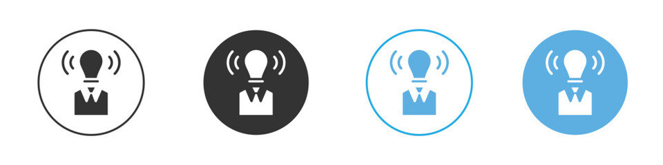 Brand awareness icon Logo Template Design set