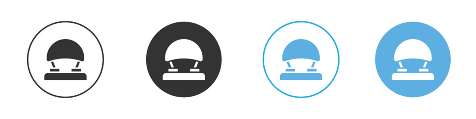 Car headrest icon Logo Template Design set