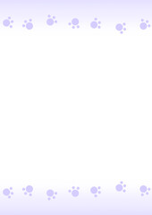 足跡の背景〈ハガキ〉　B