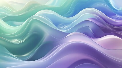Obraz premium Gradient color transitions flowing like water