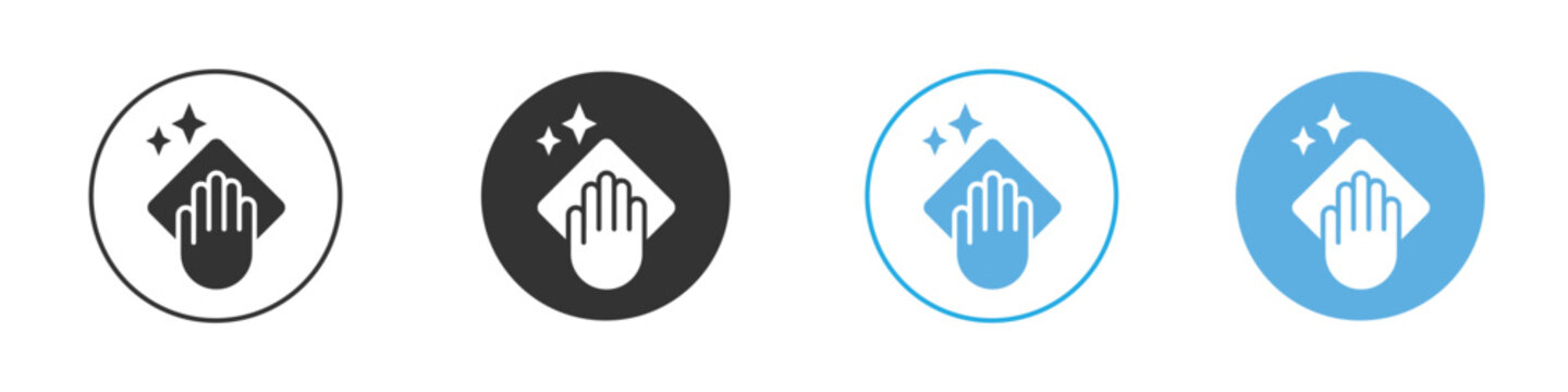 Clean icon Logo Template Design set