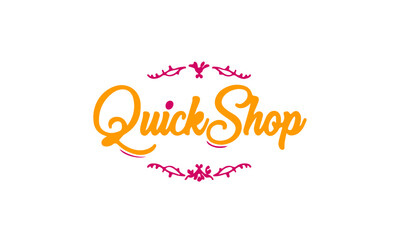 Attractive Brand Name Design. vector template