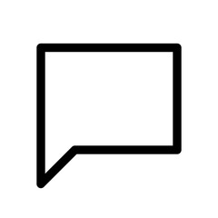  Speech Bubble Chat Outline Icon