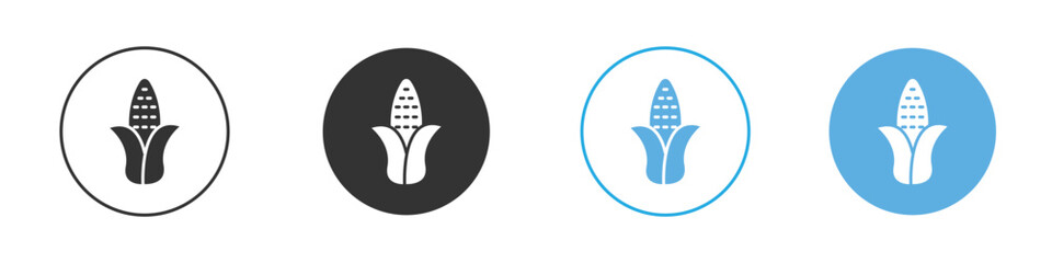Corn icon Logo Template Design set