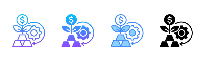 Roi Multi Style Icon Set