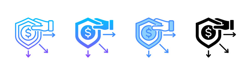 Liability Multi Style Icon Set