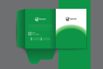 Professional modern  creative presentation folder template