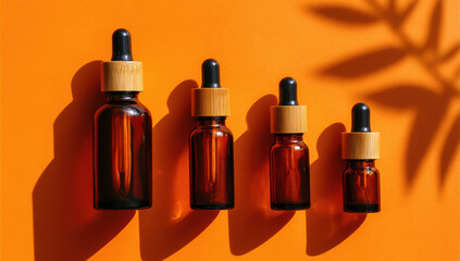 Naklejka premium Different sizes dropper bottle