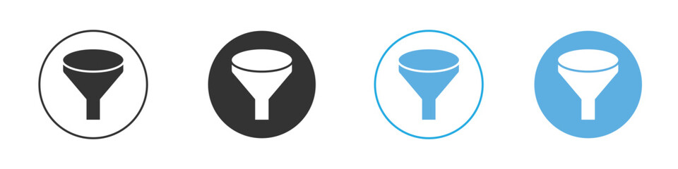 Filter icon Logo Template Design set
