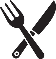 Fork Spone Vector Icon Stock Illustration