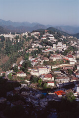 Naklejka premium Mussourie hill station, Uttaranchal, India