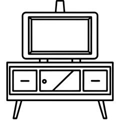 TV stand  vector