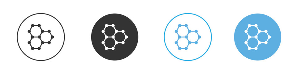 Obraz premium Graphene icon Logo Template Design set