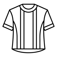 T-shirt line art vector