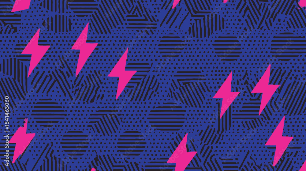 Poster geometric flashes illuminate vibrant abstract background creating dynamic energy
