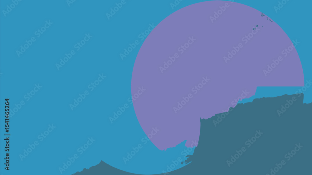 Aufkleber abstract circles overlay geometric pattern soft background digital art
