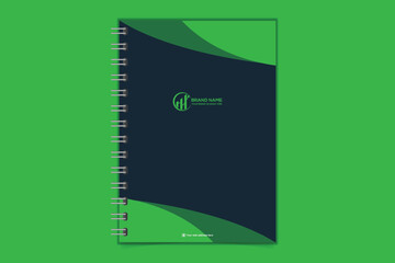 Professional modern creative notebook cover template