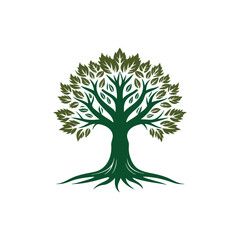 Fototapeta premium Natural Tree Logo Design