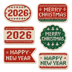 2026 happy new yea's cozy stickers